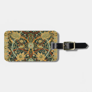 Étiquette À Bagage Modèle de tapisserie forestière de William Morris