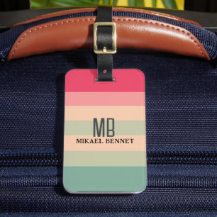 Étiquette À Bagage Moderne