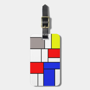 Étiquette À Bagage Mondrian