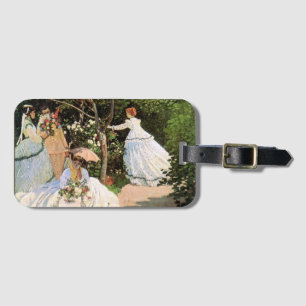 Étiquette À Bagage Monet - Les femmes dans le jardin