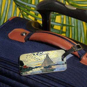 Étiquette À Bagage Monet - Voilier au Petit Gennevilliers