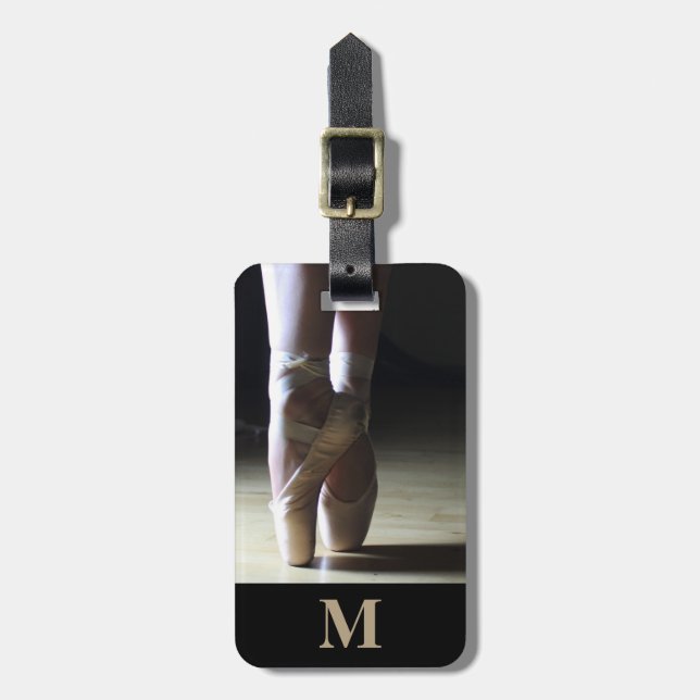 Étiquette À Bagage Monogram Travel Ballet Toe Chaussures de danse (Devant Vertical)