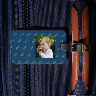 Étiquette À Bagage Monogramme