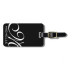 Monogramme de script noir