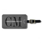 Monogramme gras en gris foncé