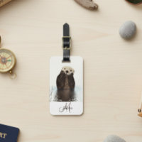 Monogramme Lover Otter Personnalisé