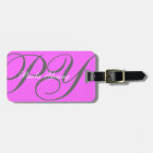 Monogramme moderne fait sur commande 2 (rose)