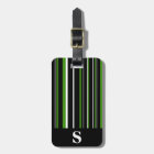 Monogramme Noir, Vert, Blancs Barcode