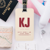 Monogramme Personnalisé Drôle en Gras