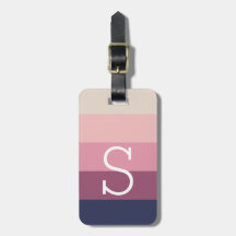 monogramme personnalisé et nom bold color strimoti