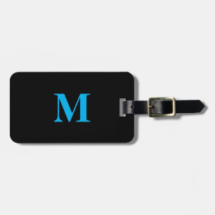 Étiquette À Bagage Monogramme Prime cadeau initial Nom personnalisé B