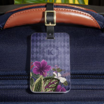Monogramme sur mesure Tropical Floral
