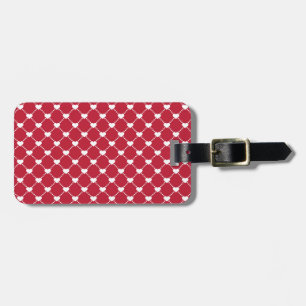 Étiquette À Bagage Motif/Coeurs