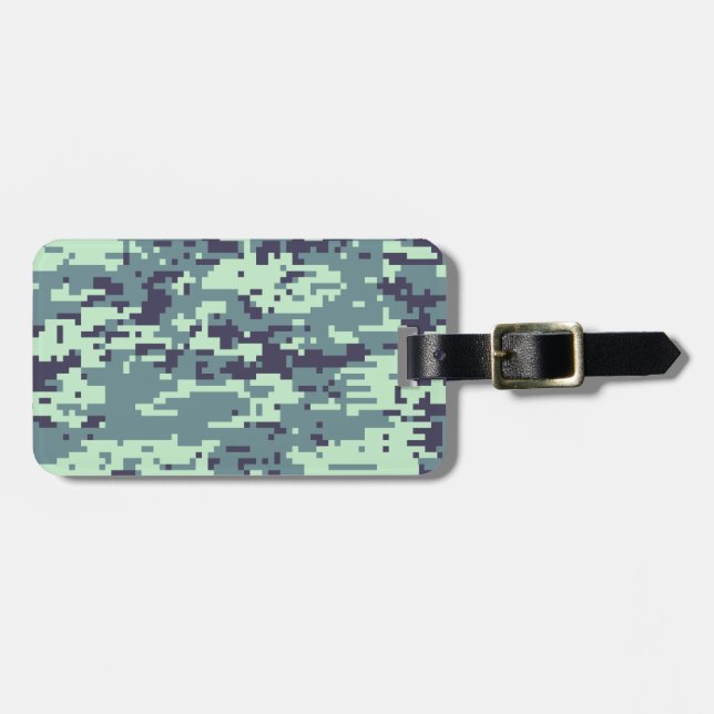 Étiquette À Bagage Motif de caméra numérique arctique (Devant horizontal)