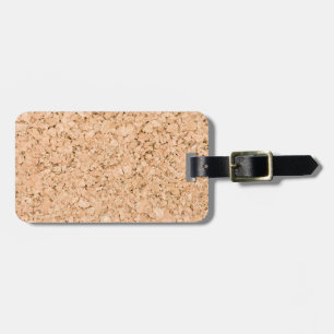 Étiquette À Bagage Motif de chêne-liège
