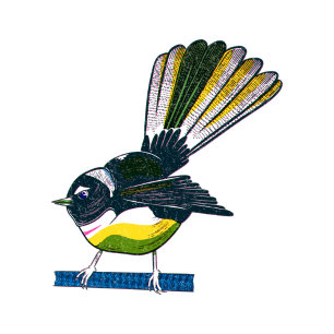 Étiquette À Bagage Motif de cocktails roses de Galah