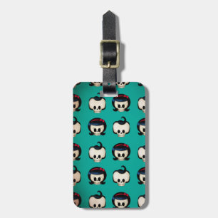 Étiquette À Bagage Motif de crânes de rockabilly
