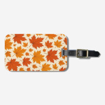 Motif de feuilles d'automne