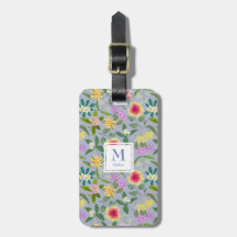 Motif de fleurs tropicales colorées illustrées