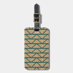 Étiquette À Bagage Motif de style ethnique