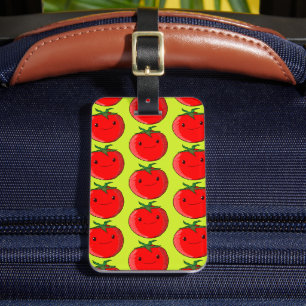 Étiquette À Bagage Motif de tomate de carton mou