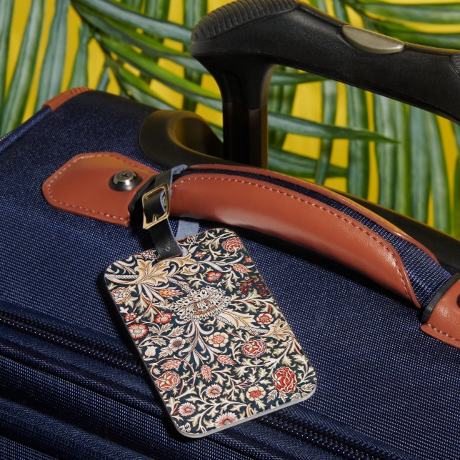 Étiquette À Bagage Motif de Trent par William Morris, (Insitu Rectoal 1)