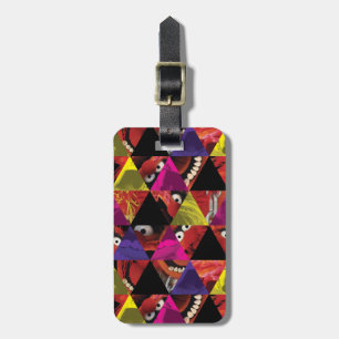 Étiquette À Bagage Motif de triangle d'animal