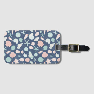 Étiquette À Bagage motif des coquillages
