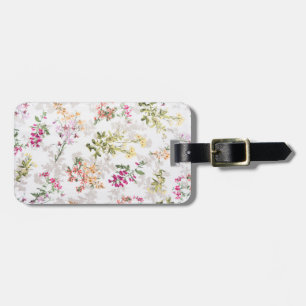 Étiquette À Bagage Motif floral doux