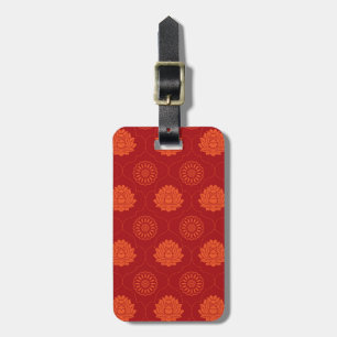 Étiquette À Bagage Motif indien