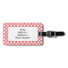 Motif monogramme Red Quatrefoil