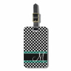 Motif Poka Dot avec Monogramme