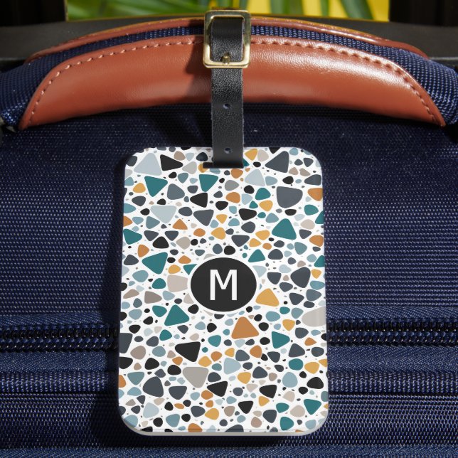 Étiquette À Bagage Motif Terrazzo (Insitu Rectoal 2)