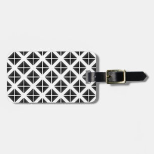 Étiquette À Bagage Motif triangle Black Trendy