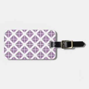 Étiquette À Bagage Motif triangle tendance violet
