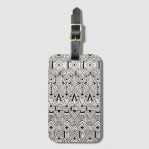 Étiquette À Bagage Motif tribal inspiré