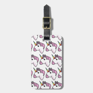 Étiquette À Bagage Motif Unicorn mignon