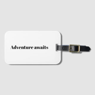 Étiquette À Bagage Motivational Travel Luggage Tag