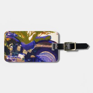 Étiquette À Bagage Moto Harley-FatBoy-1998