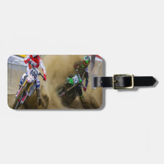 Étiquette À Bagage Motocross