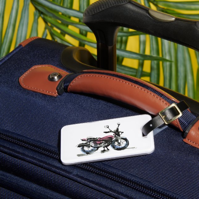 Étiquette À Bagage Motocyclette (Insitu Rectoal 3)