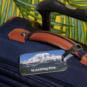 Étiquette À Bagage Mount Rainier, Washington Photo