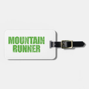 Étiquette À Bagage Mountain Runner