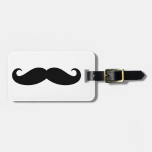 Étiquette À Bagage Moustache de moustache, conception de moustache