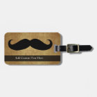 Moustache vintage avec texte personnalisé
