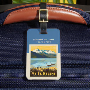 Étiquette À Bagage Mt St. Helens   Washington