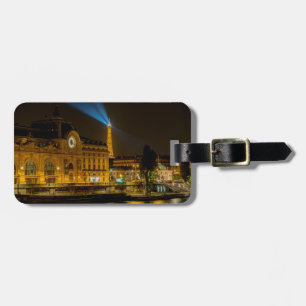 Étiquette À Bagage Musée d'Orsay à Paris la nuit