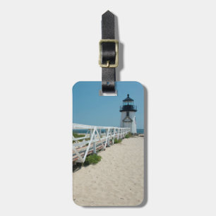 Étiquette À Bagage Nantucket. Vieux phare en bois