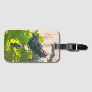 Étiquette À Bagage Napa Grapevine, Californie