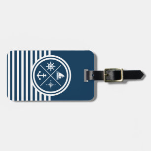 Étiquette À Bagage Nautical themed design